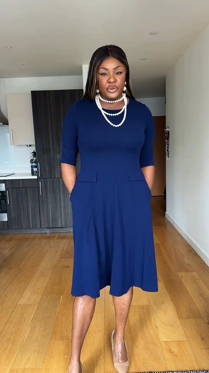 Elegant midi dress perfect for work or special occasions. #officewear #formallook

#LTKParties #LTKStyleTip #LTKPlusSize