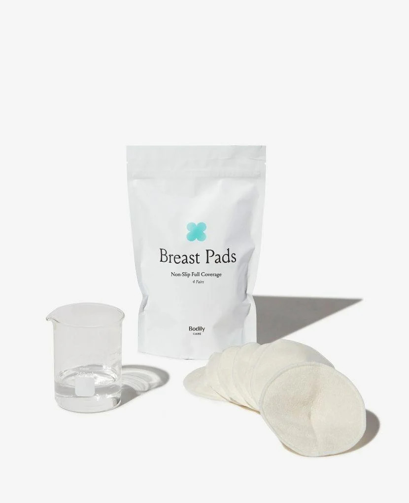 Organic Non-Slip Nursing Pads: Full Coverage for Heavy Leaks | Bodily