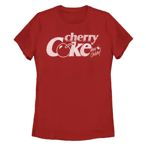 Women's Coca Cola Retro Cherry Coke Logo Graphic T-Shirt in Red at Nordstrom, Size Medium | Nordstrom