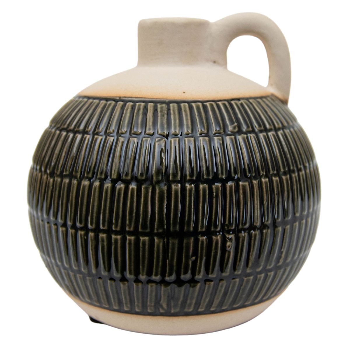 Pitcher Green Stoneware Vase - Foreside Home & Garden | Target