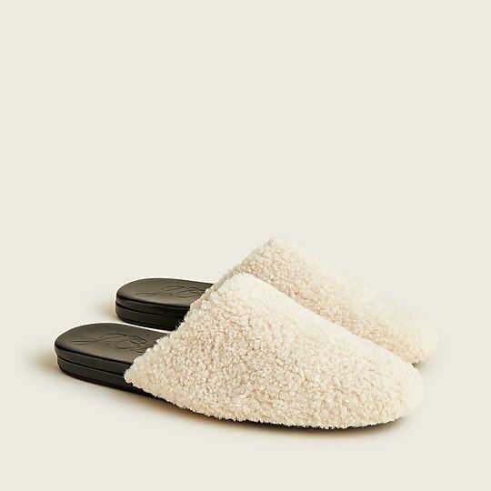 Sherpa mules | J.Crew US