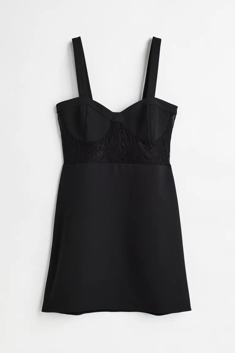 Lace-detail mini dress | H&M (US)