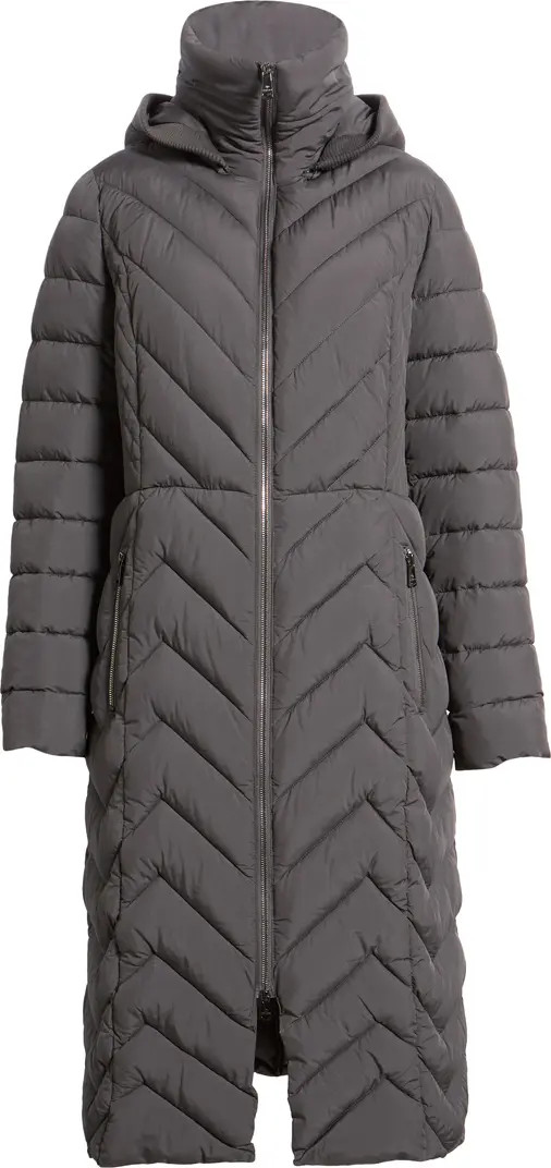 Bernardo Water Resistant Hooded Puffer Maxi Coat | Nordstrom | Nordstrom