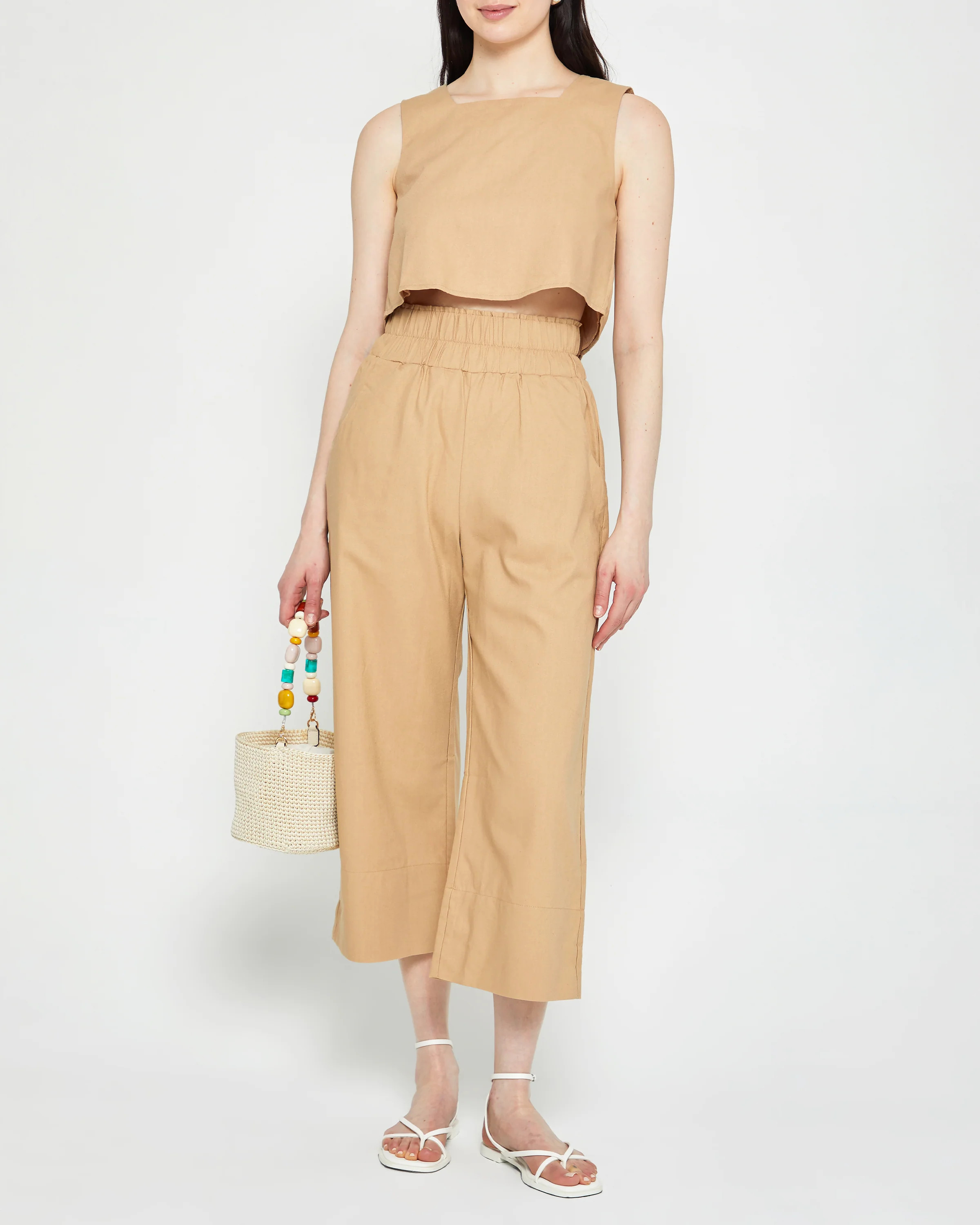 Willow Two Piece Set KHAKI / S | Few Moda