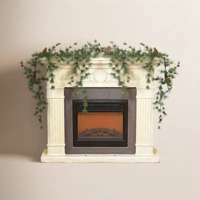 Snowy Ming Pine Garland | Wayfair North America