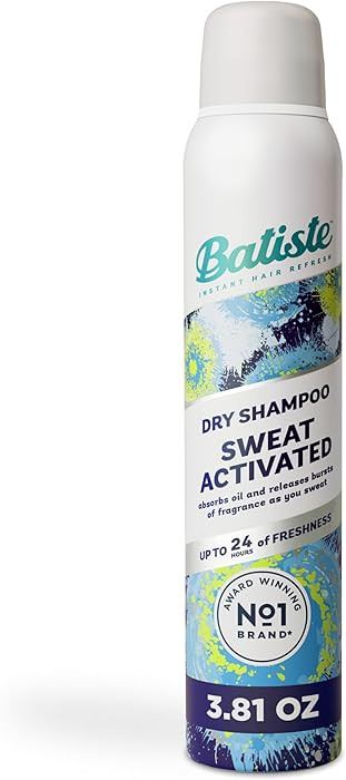 Batiste Sweat Activated Dry Shampoo, Neutralizes Odor for Up to 24 Hours & Prevents Sweat Buildup... | Amazon (US)