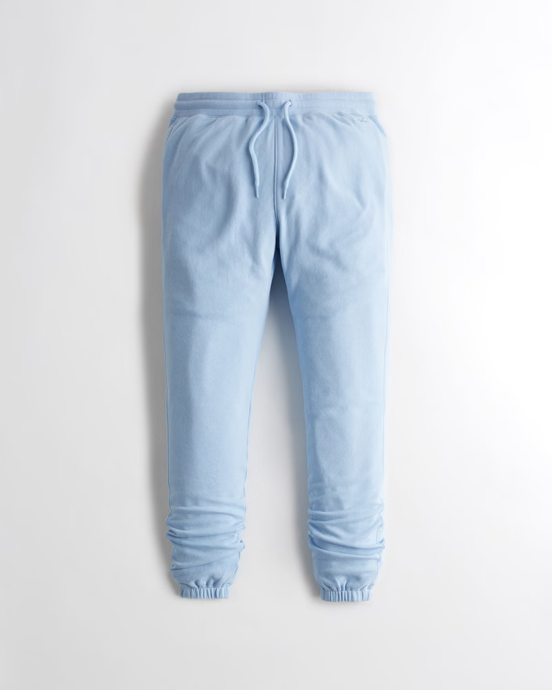 Men's Stacked Skinny Logo Icon Fleece Joggers | Men's | HollisterCo.com | Hollister (US)