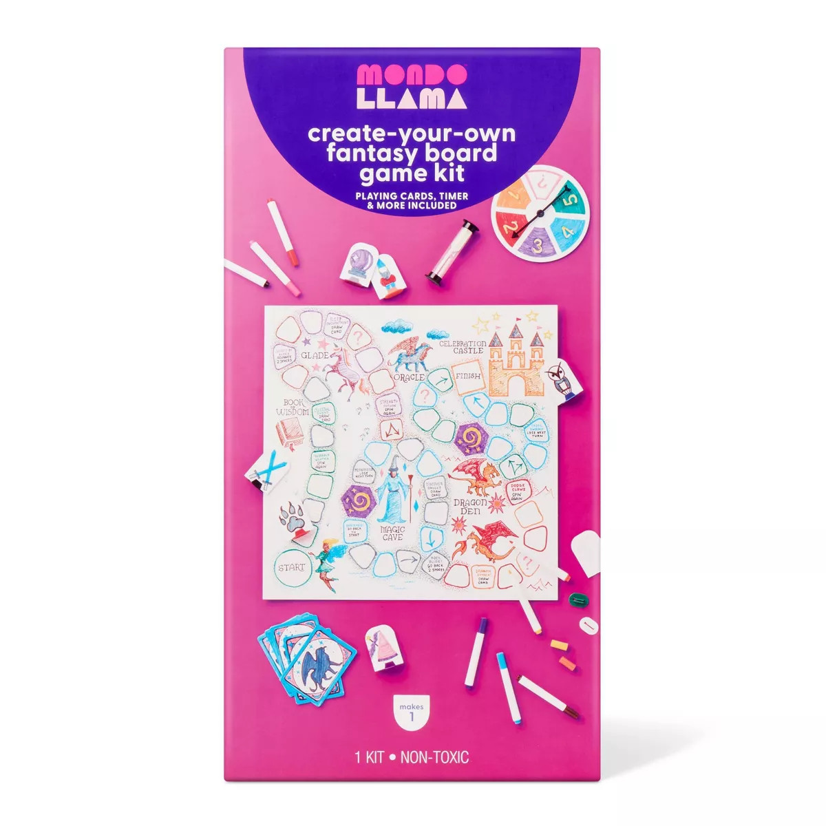 Create-Your-Own Board Game Craft Kit - Mondo Llama™ | Target