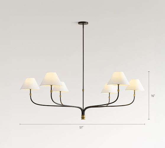 Collins Round Chandelier (51") | Pottery Barn (US)