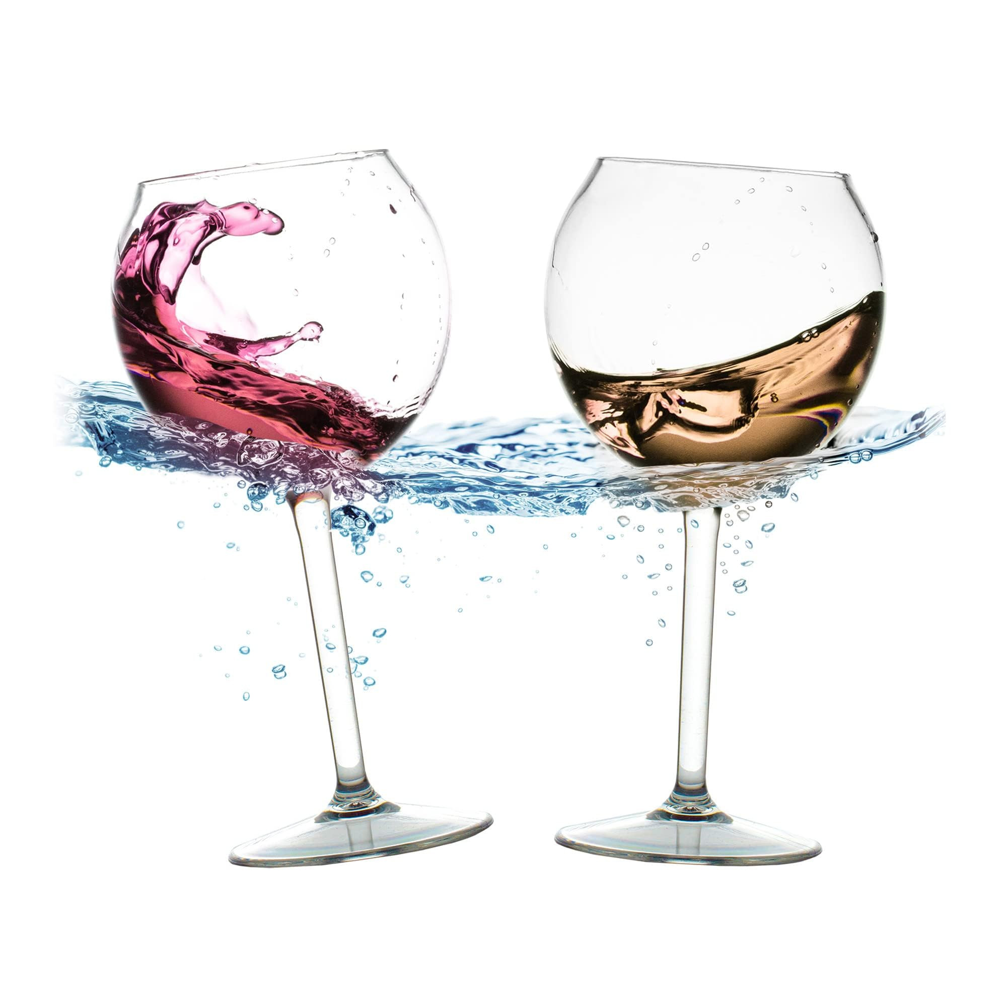 Floating Wine Glasses for Pool (18 Oz | Set of 2) - Pool Wine Glasses That Float | Shatterproof F... | Amazon (US)