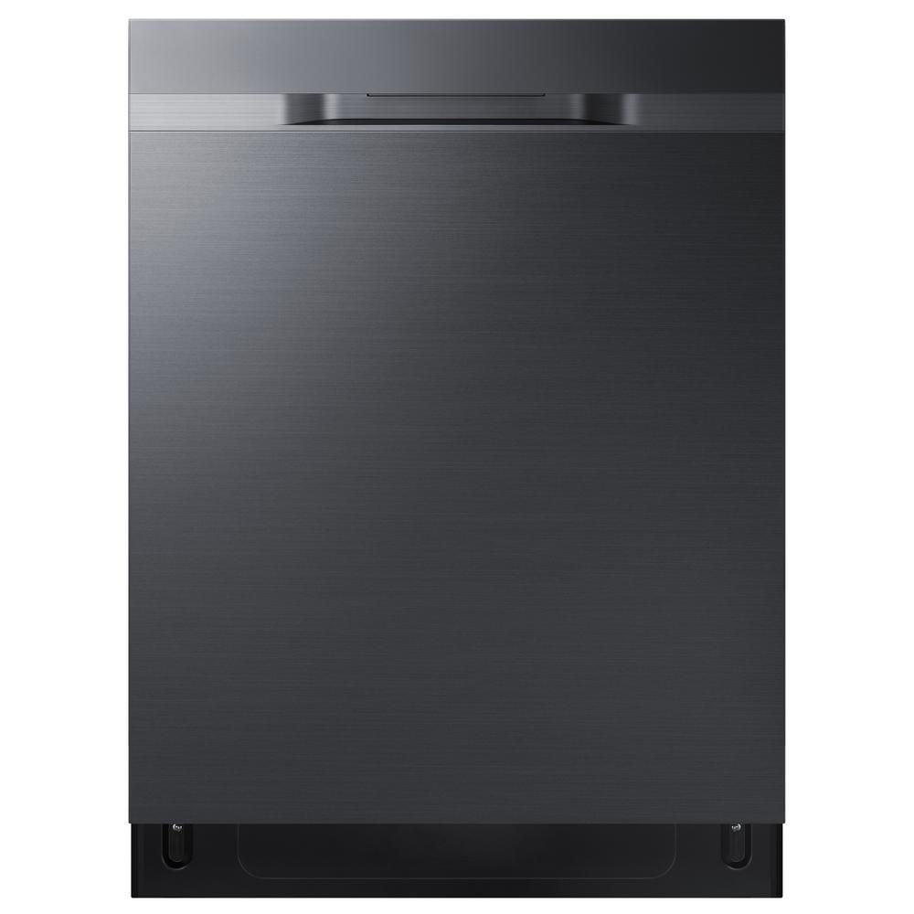 24 in Top Control StormWash Tall Tub Dishwasher in Fingerprint Resistant Black Stainless with Aut... | The Home Depot