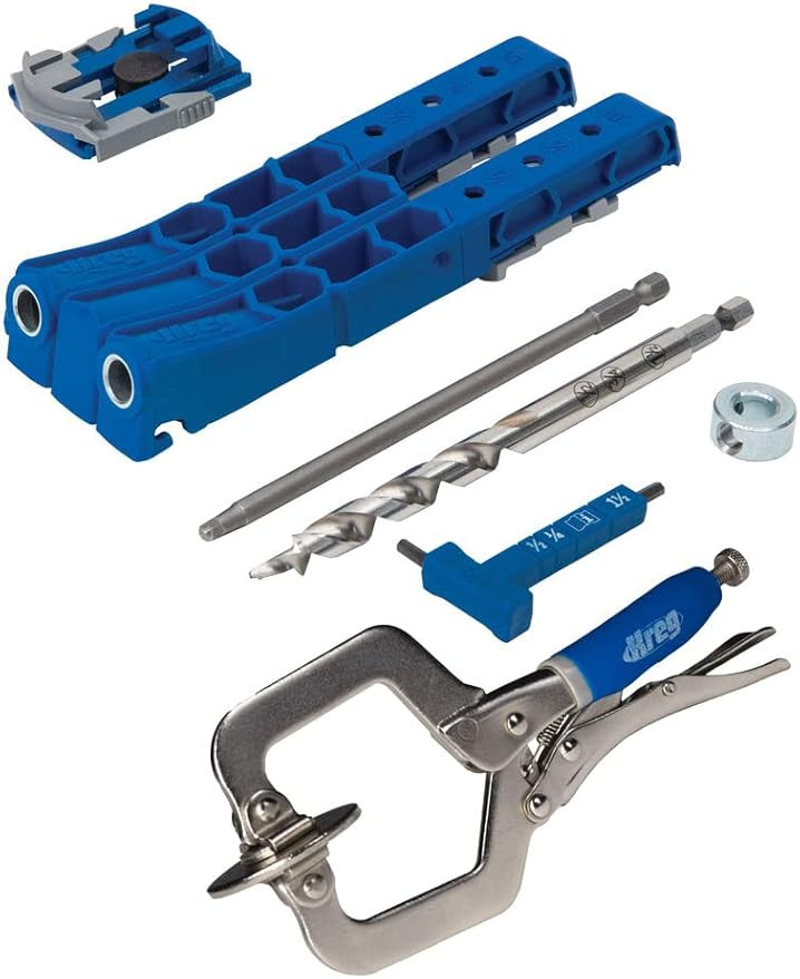 Kreg KPHJ320-22 | Pocket-Hole Jig 320 & KHC-MICRO Hand Clamp | Amazon (US)