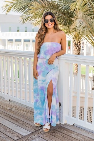Mystic Dreams Tie Dye Maxi | The Pink Lily Boutique