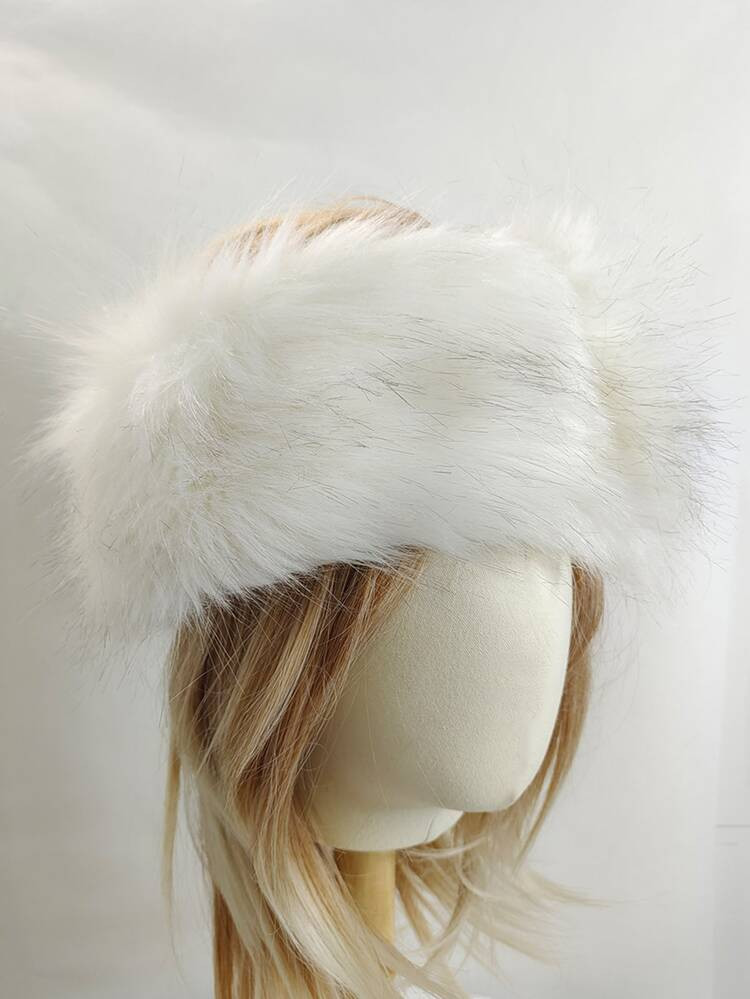 Solid Fuzzy Empty Top Hat | SHEIN