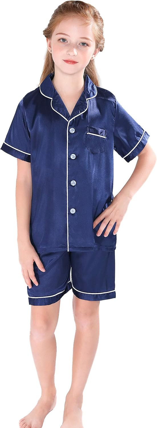 Horcute Pajamas Little Kid Sleepwears Set Pjs Clothes Short Sleeve | Amazon (US)