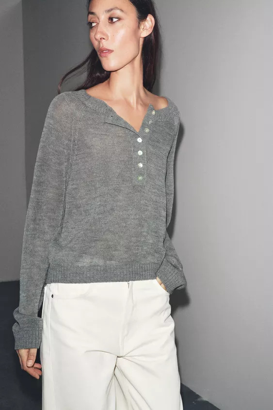 KNIT BAKER SWEATER | Zara US