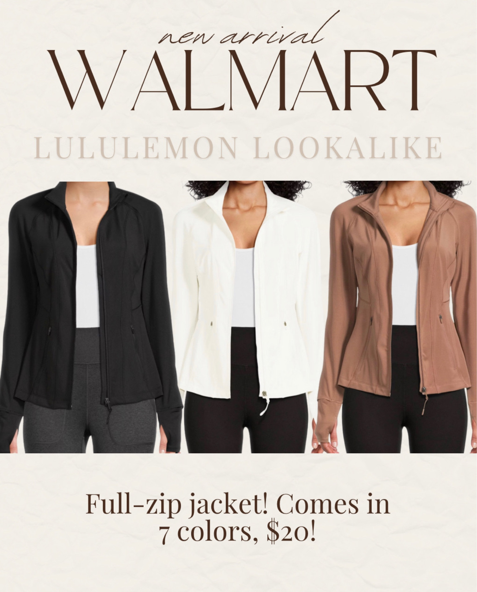 Lululemon lookalike jacket from Amazon! 

#LTKfindsunder50 #LTKsalealert #LTKstyletip