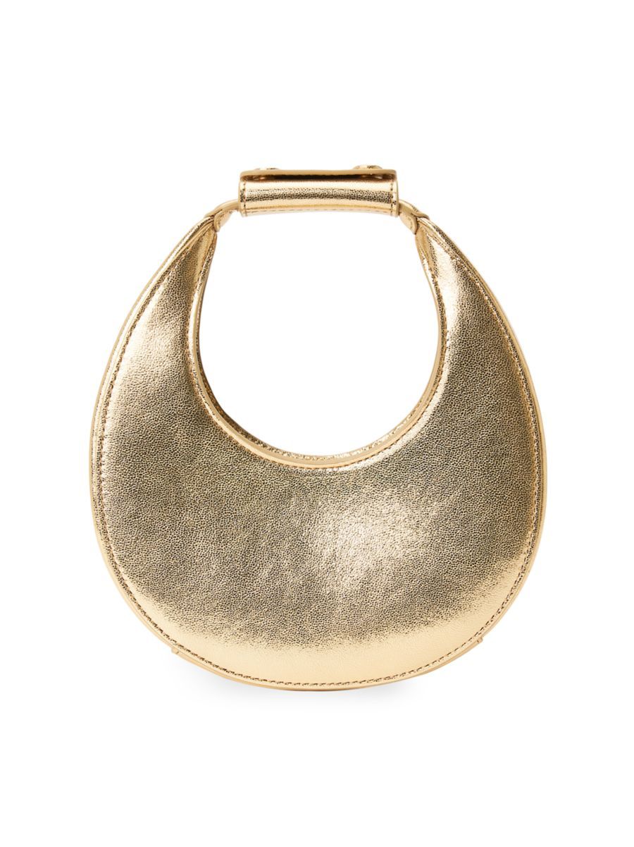 Good Night Moon Metallic Leather Top-Handle Bag | Saks Fifth Avenue