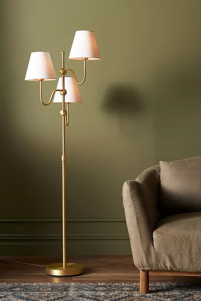 Amber Lewis for Anthropologie Triple Floor Lamp | Anthropologie (US)