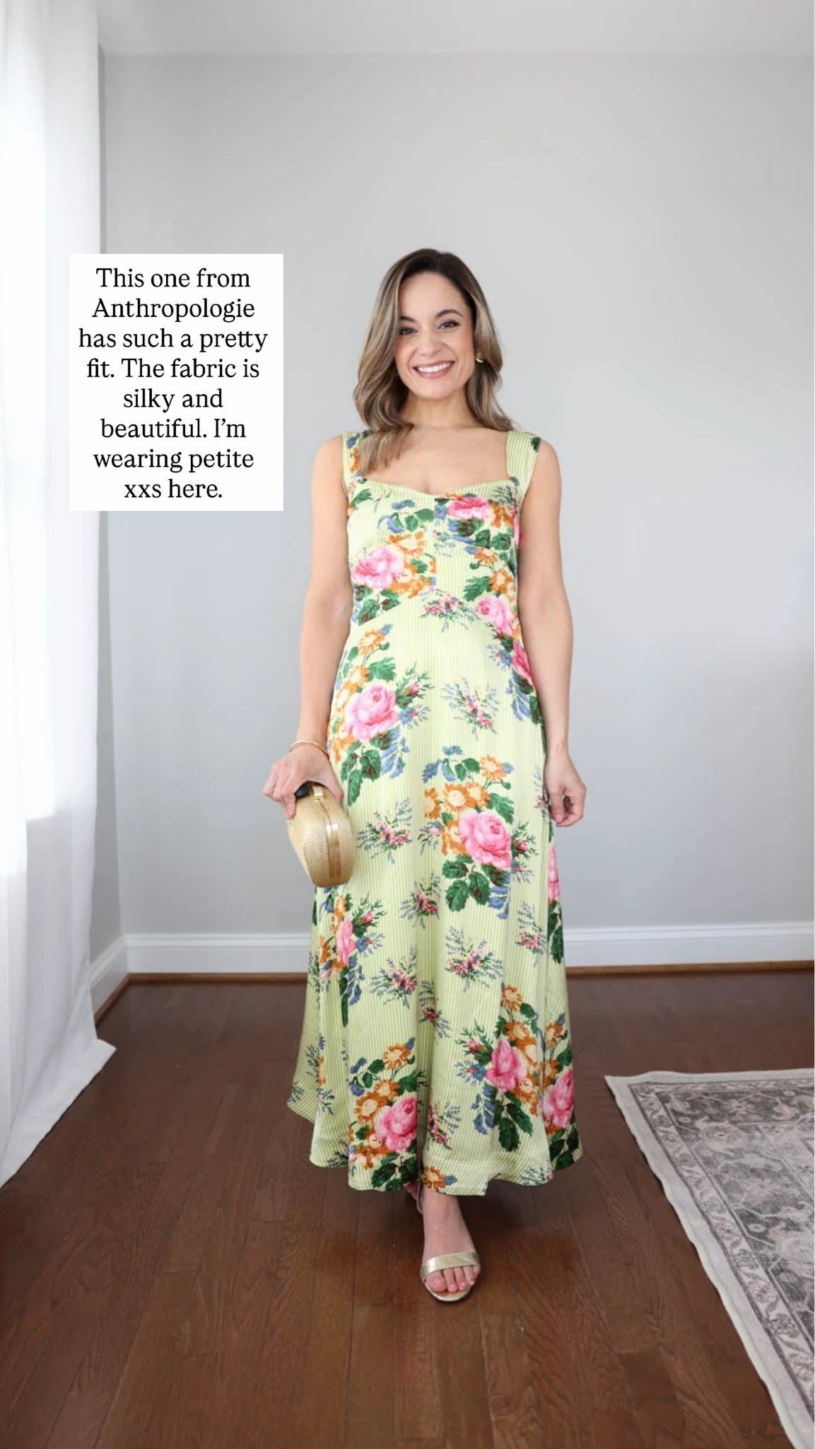 I heard you were looking for a few wedding guest dress ideas! 

Printed floral dress (Anthropologie): petite xxs