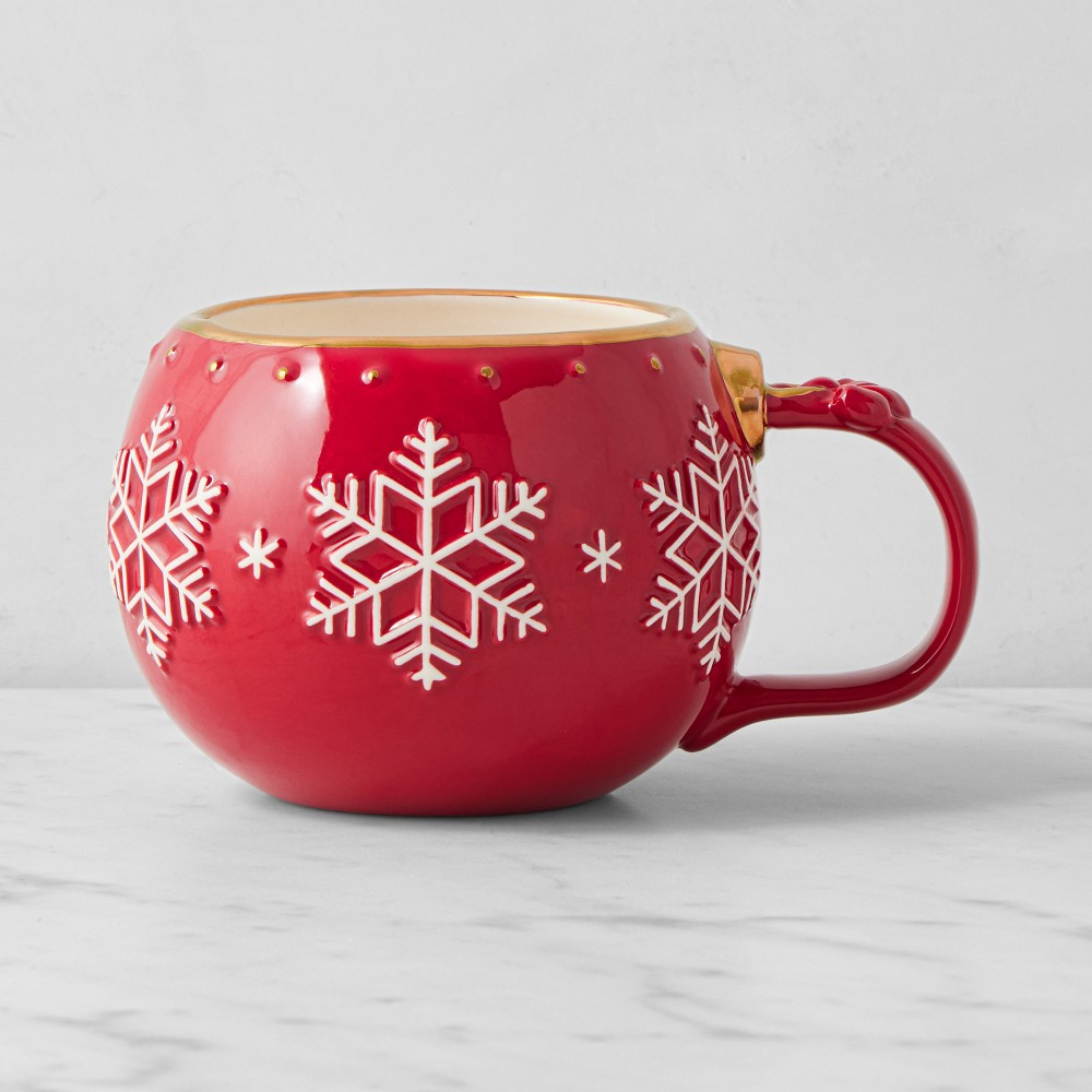 'Twas the Night Before Christmas Figural Ornament Mugs | Williams-Sonoma