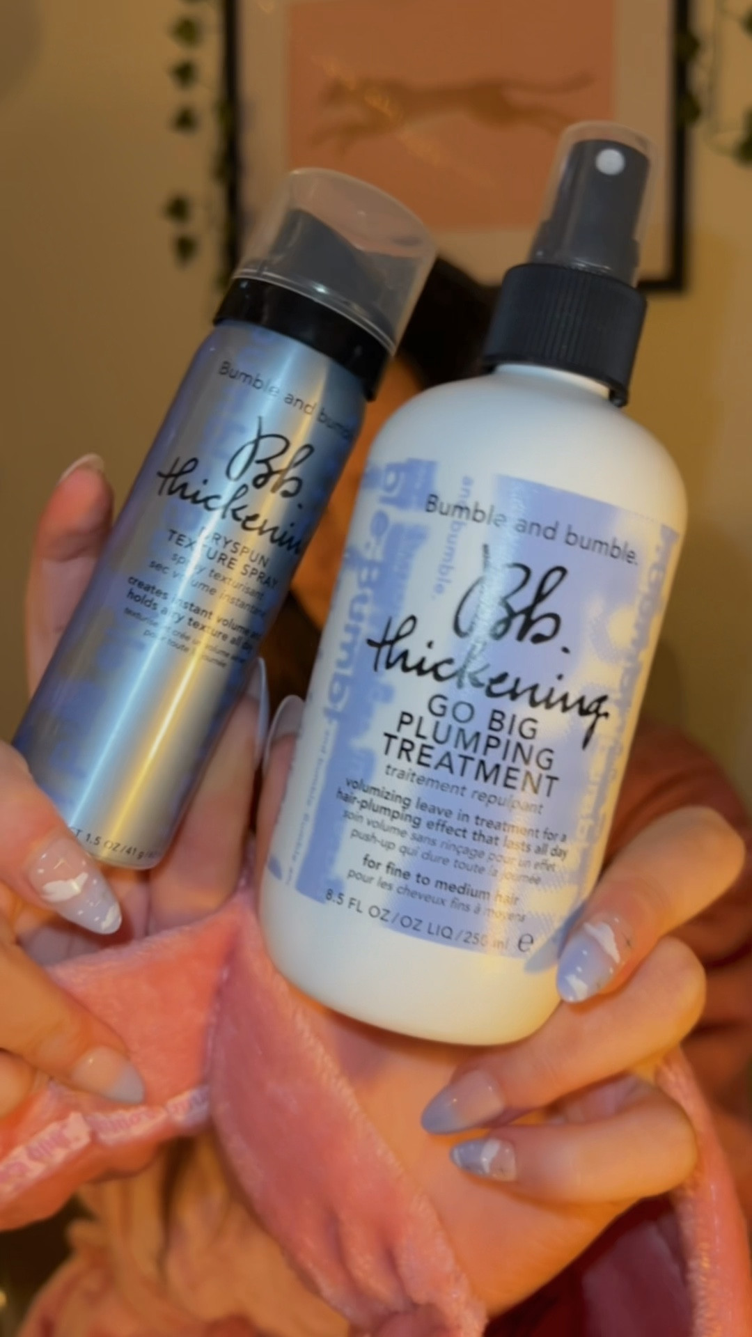 My secret for a perfect blowout ♡

Absolute favorite combo from Bumble and Bumble , this leave in treatment is formulated with heat protectant, all day frizz reduction, & protect against breakage. While the texture spray creates instant volume and holds its thickness all day long. 

I personally prefer to blow dry my hair out straight most days, this will also work if you want to add more shape to your hair! Disclaimer I have only tested this product on my own hair! 

Xoxo

#LTKbeauty #LTKVideo #LTKMostLoved