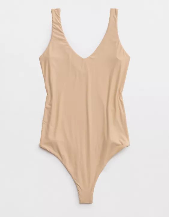SMOOTHEZ Plunge Bodysuit | Aerie