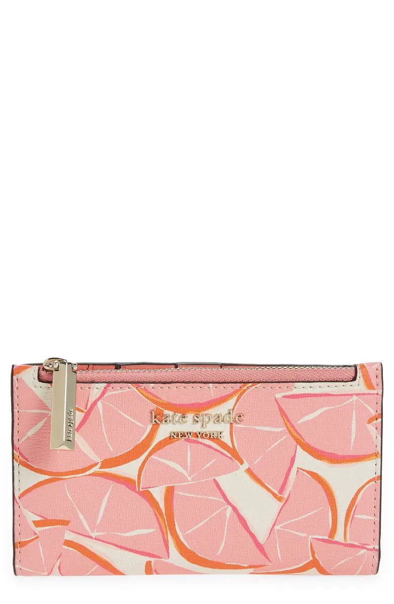 spencer grapefruit print bifold wallet | Nordstrom