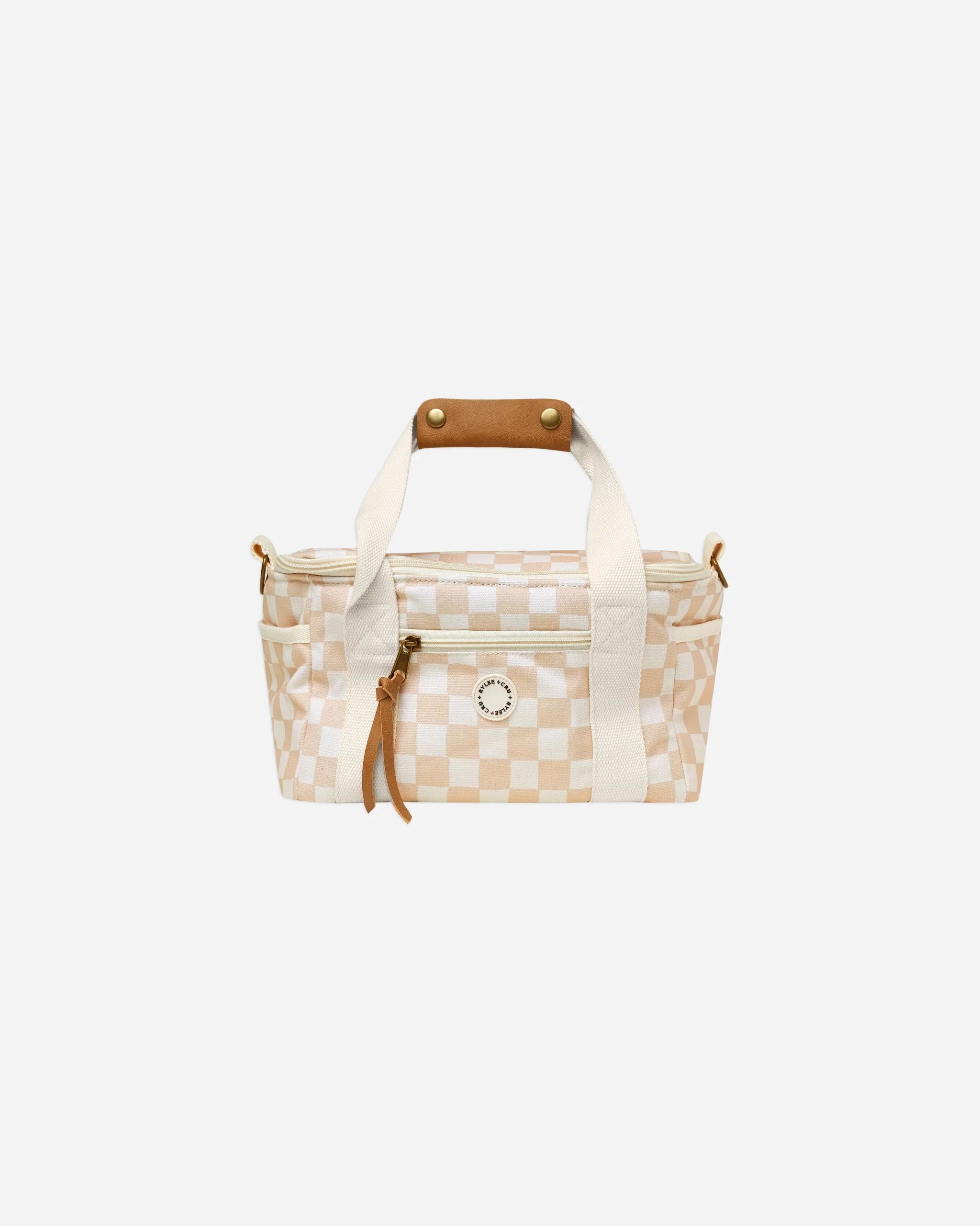cooler bag || shell checker | Rylee + Cru