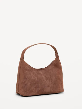 Faux-Suede Mini Hobo Bag | Old Navy (US)