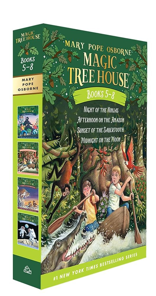 Magic Tree House Boxed Set, Books 5-8: Night of the Ninjas, Afternoon on the Amazon, Sunset of th... | Amazon (US)