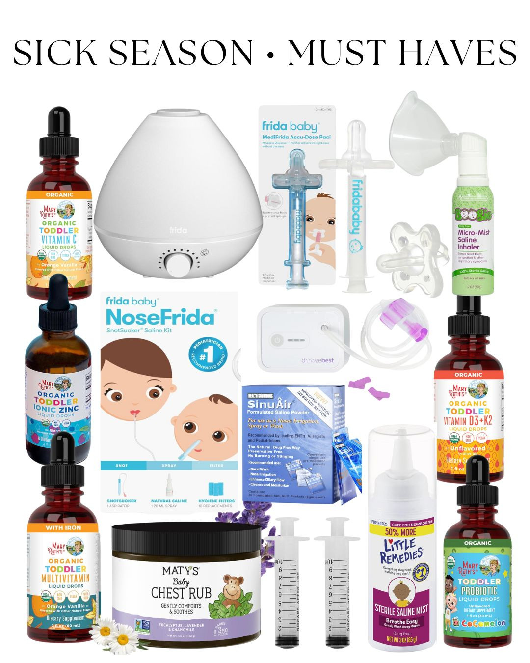 Sick season must-haves for the little ones! 🧸 These are our go-to picks for staying healthy!  

 