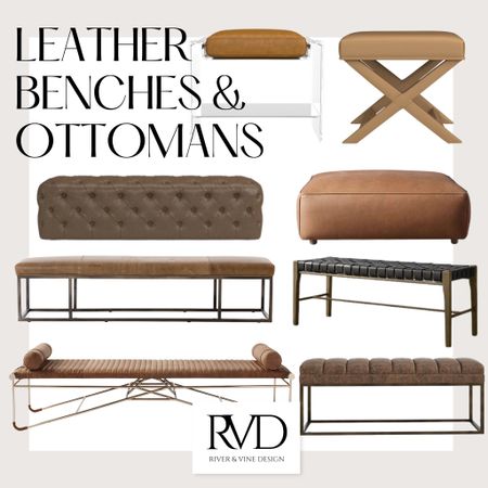 Best selling leather benches and ottomans
.
#shopltk, #shopltkhome, #shoprvd, #leatherfurniture , #leatherbench, #leatherottoman, #acrylicottoman, #contemporaryfurniture

#LTKstyletip #LTKhome #LTKsalealert