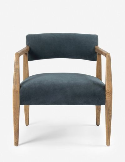 Larabee Accent Chair, Blue | Lulu and Georgia 