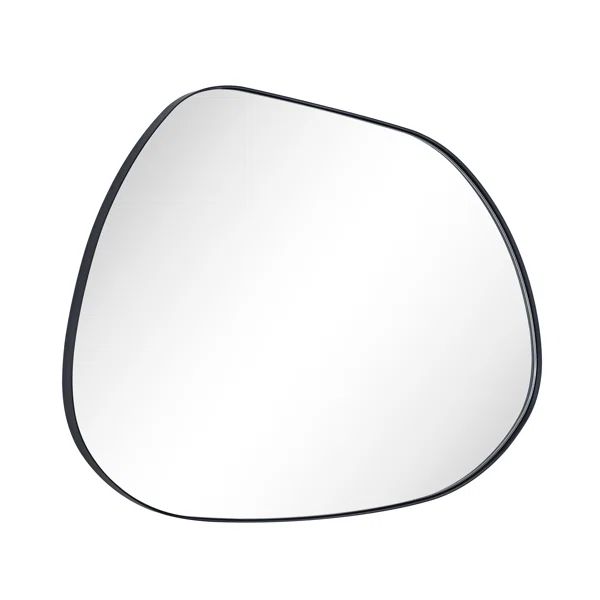 Bertlinde asymmetrical wall mirror irregular shaped mirror for living room, bathroom or entrySee ... | Wayfair North America