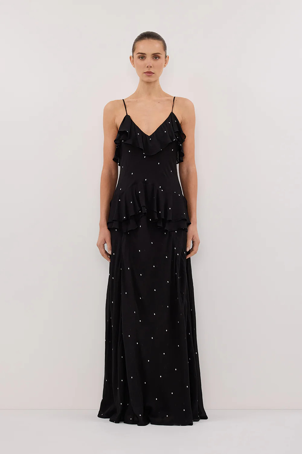 MELROSE BLACK SPOT GGT MAXI DRESS | DISSH