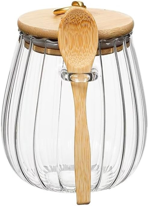 CNWSGEM Sugar Bowls Sugar Container 25.36 FL OZ Glass Coffee Canister Airtight Food Storage Jar w... | Amazon (US)