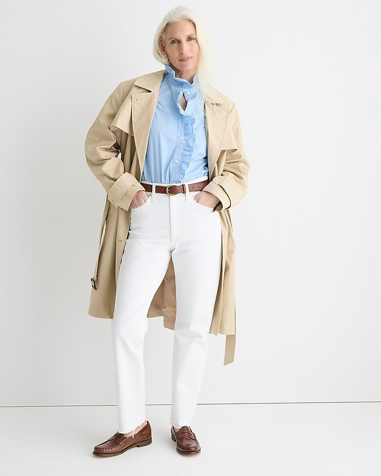 Slim boyfriend jean in white | J. Crew US