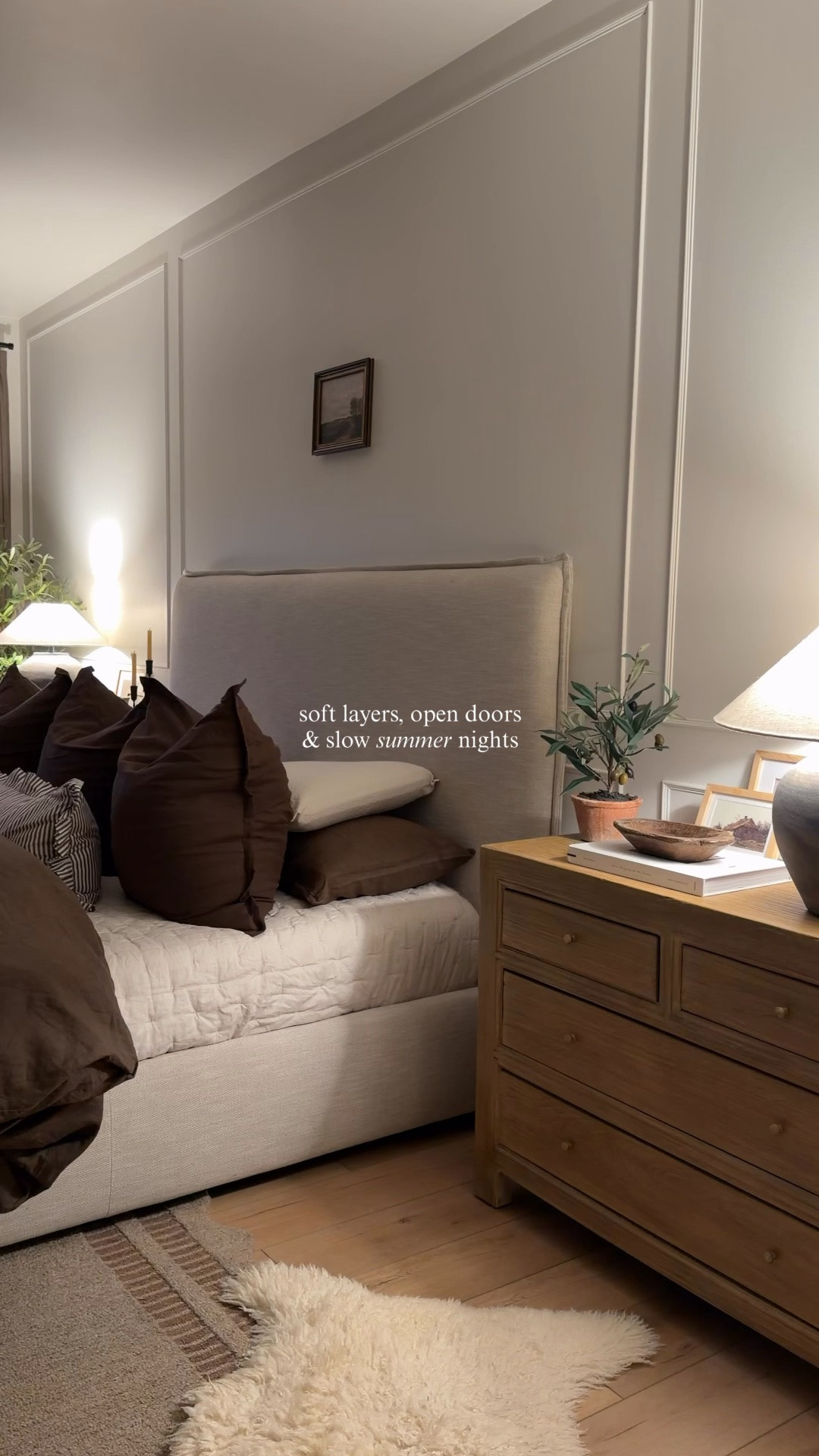 I wanted a bedroom that blurred the line between inside and out…

earthy textures, layered bedding, open doors, and the sound of summer all night long 🥹

#LTKhome #LTKsale #LTKsummer