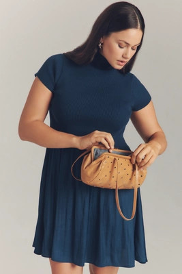 The Thea Short Sleeve Twofer Mini Dress | Anthropologie (US)