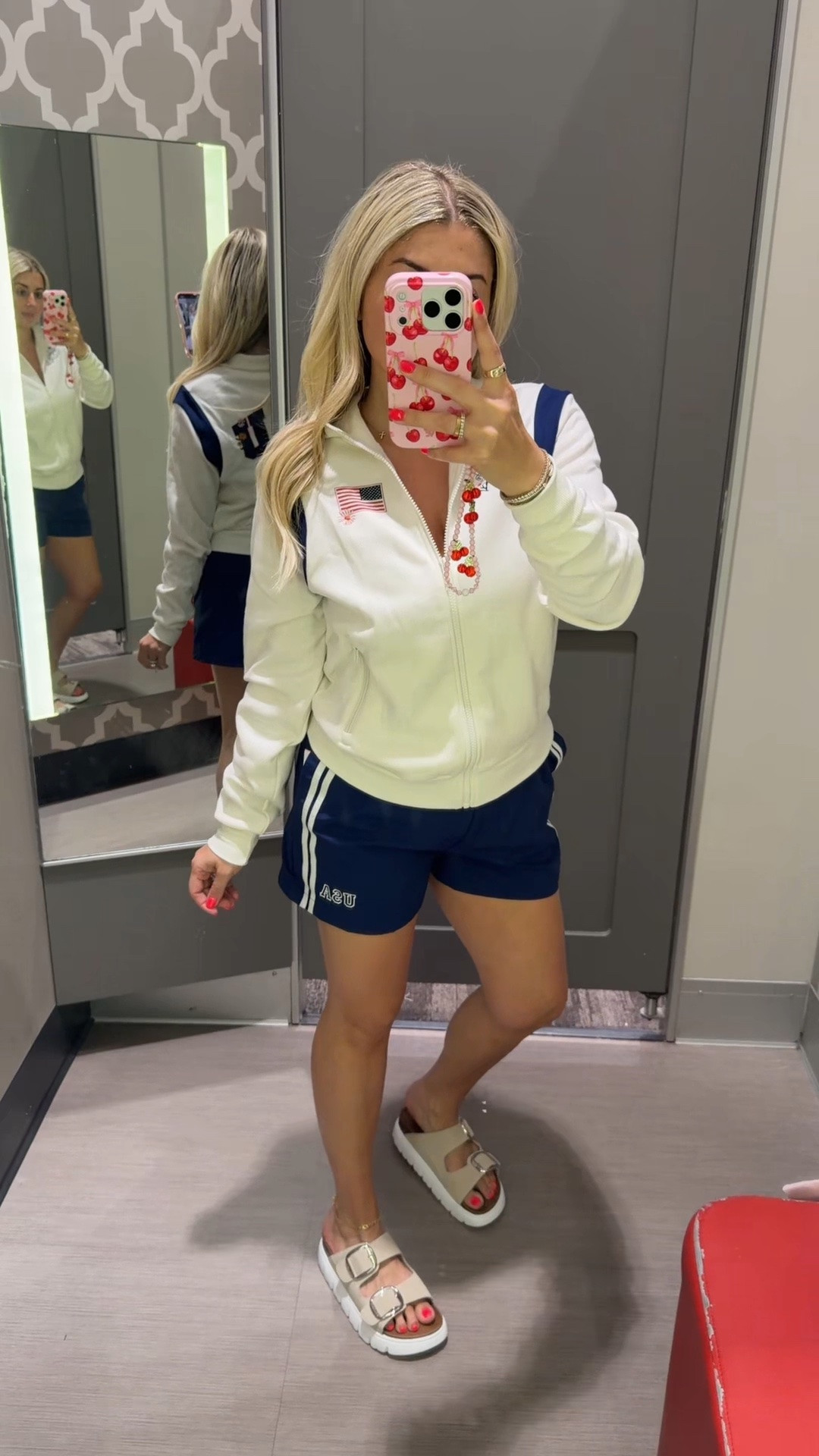New USA set @Target 
Size small
Sandals tts 
4th of July