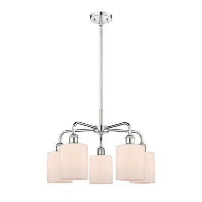 Dublin 5 - Light Steel Dimmable Drum Chandelier | Wayfair North America