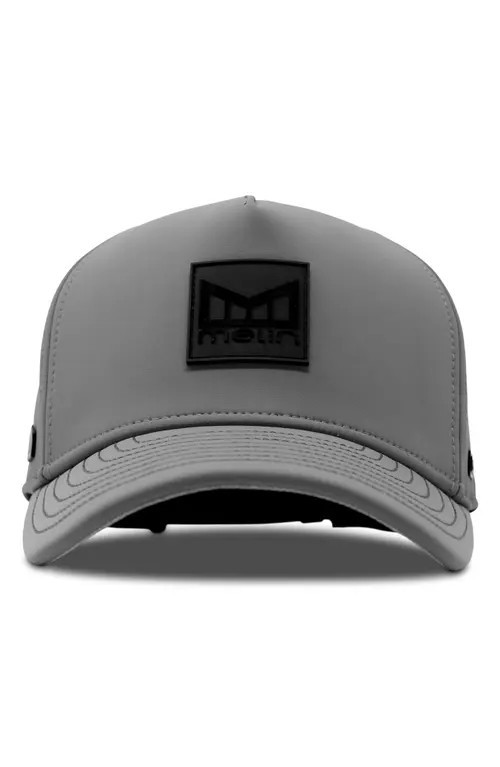 Melin Thermal Odysea Stacked Infinite Baseball Cap in Granite Grey at Nordstrom, Size X-Large | Nordstrom