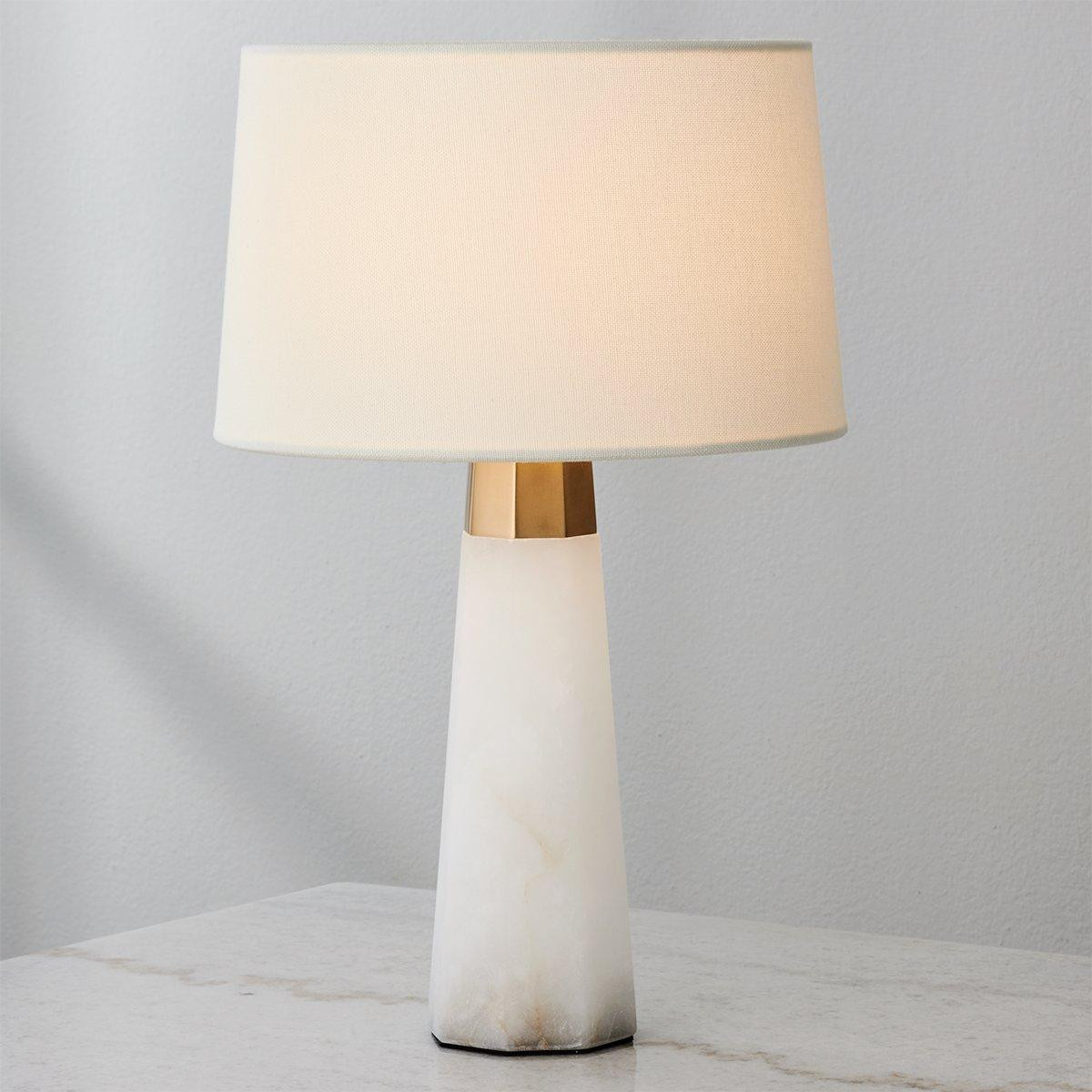 Hedley Cordless LED Table Lamp - Alabaster | Shades of Light