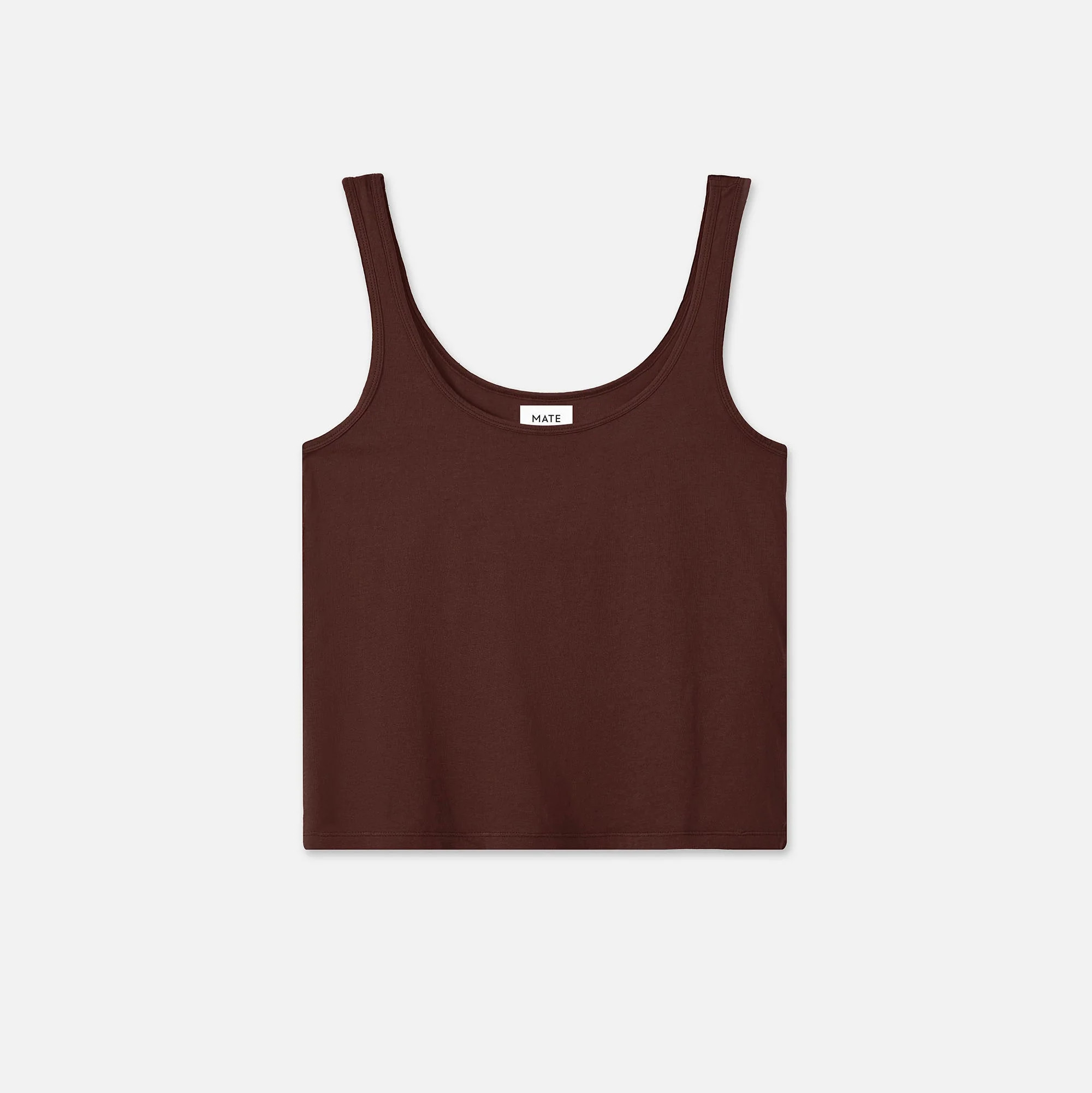 Organic Cotton Layering Tank - MAPLE / 2X | MATE The Label