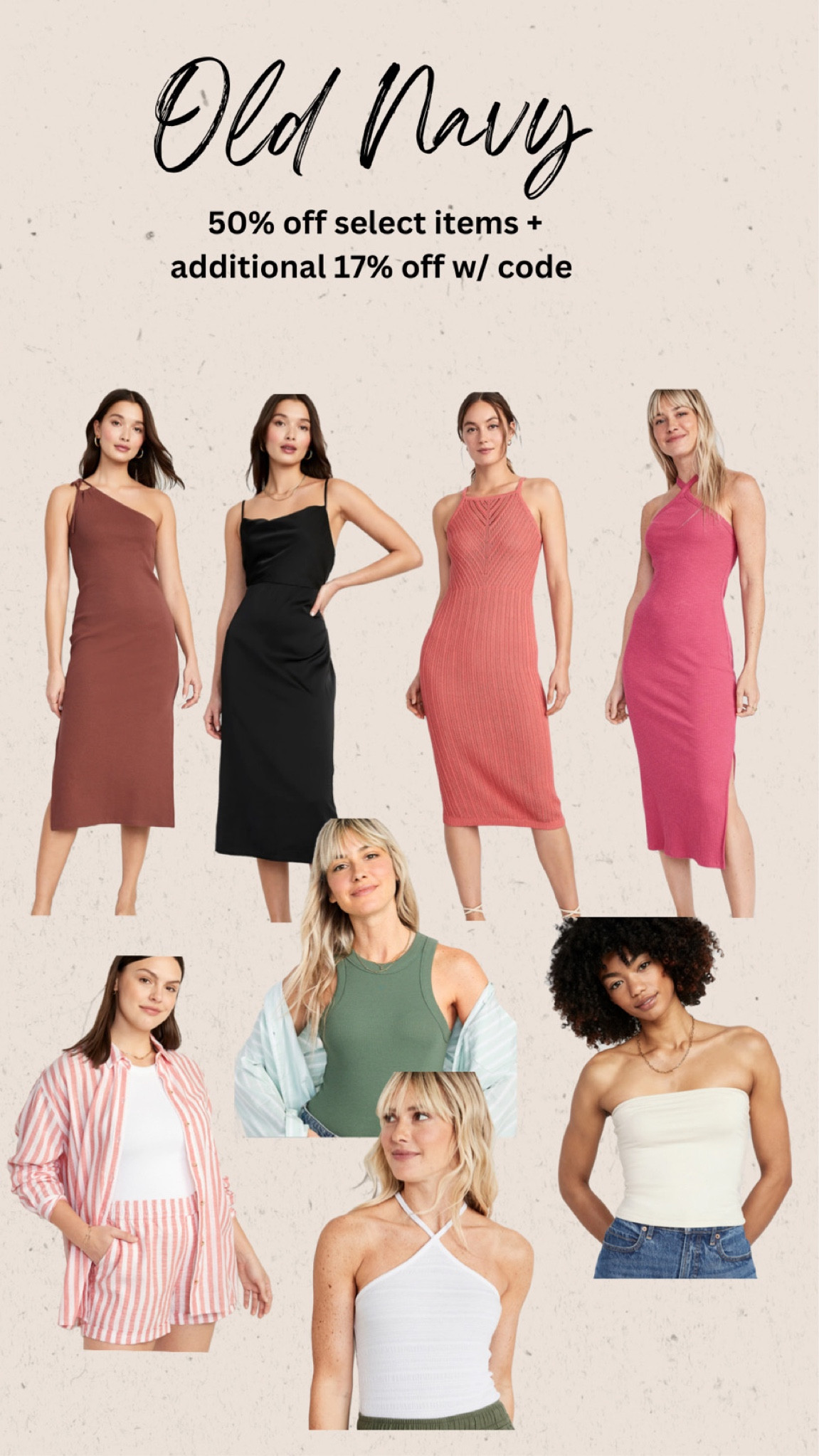 Old Navy #SALE ! 
#spring #summer #summerstyle #springbreak #dresses #swim #basics 

#LTKunder50 #LTKsalealert #LTKtravel