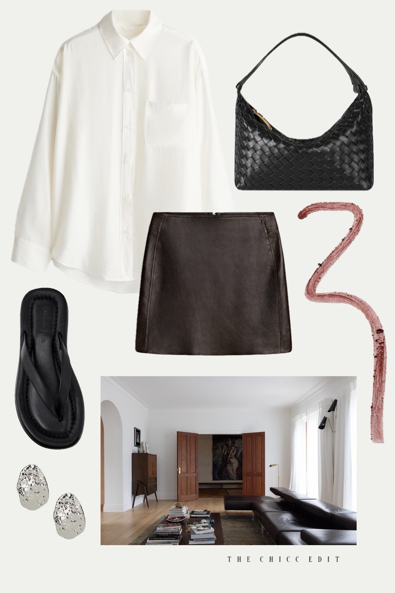 Shop the look 🎞️

#outfit #bag #flats #skirt #buttonup earrings silver dupe 

#LTKgrwm #LTKootd #LTKOver40