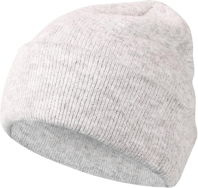 Achiou Beanie Hat for Women Men, Warm Cuffed Knit Hat for Skiing Running Outdoor Sports | Amazon (US)