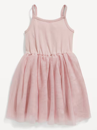 Fit & Flare Rib-Knit Cami Tutu Dress for Toddler Girls | Old Navy (US)