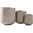 Kante 15.3"+11.6"+8.2" Dia Round Concrete Planter,Large Planter Pots Containers with Drainage Hol... | Amazon (US)